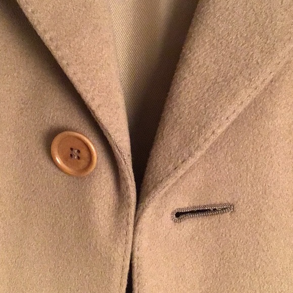 Rare Canali 90% wool 10% cashmere overcoat made in Italy. Camel color. Size 50R - Picture 8 of 12